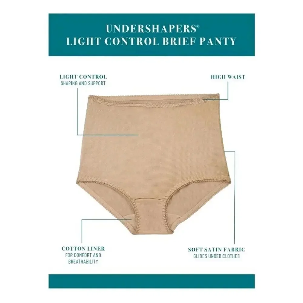 Vanity Fair‎ Radiant Collection Light Control Undershapers 3 Pack Brief S/5